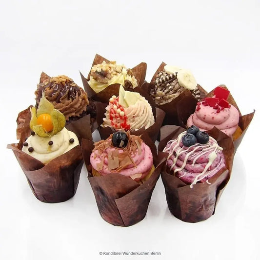 Cupcakes vegan 10er mix Konditorei Wunderkuchen e.K.