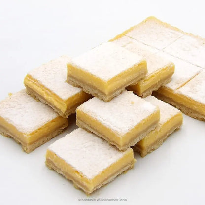 Lemon-Bars angeschnitten Konditorei Wunderkuchen e.K.