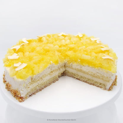 Kokos-Sahne-Ananas-Torte - Konditorei Wunderkuchen e.K.